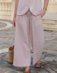 Pink Skin Waistcoat Set