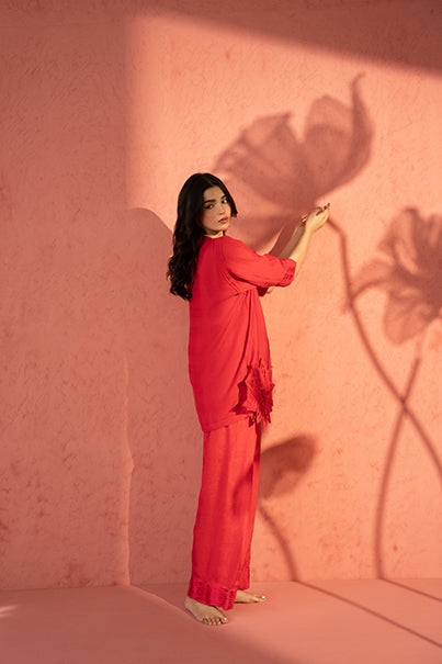 Crimson Bloom Matching Set