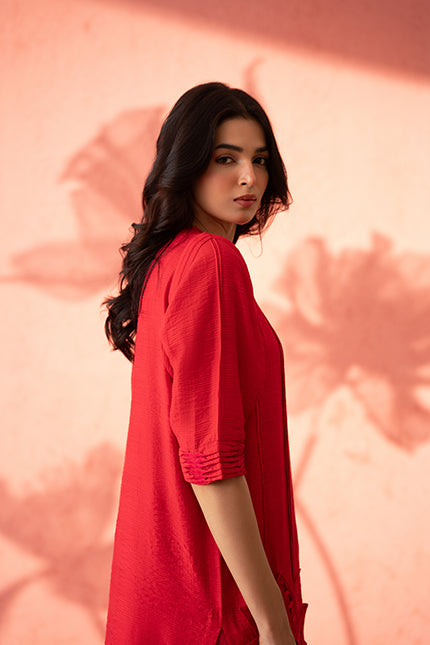 Crimson Bloom Matching Set